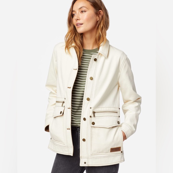 Pendleton Jackets & Blazers - Pendleton Ramble Creek Canvas Barn Jacket Coat, Bone, Size XS